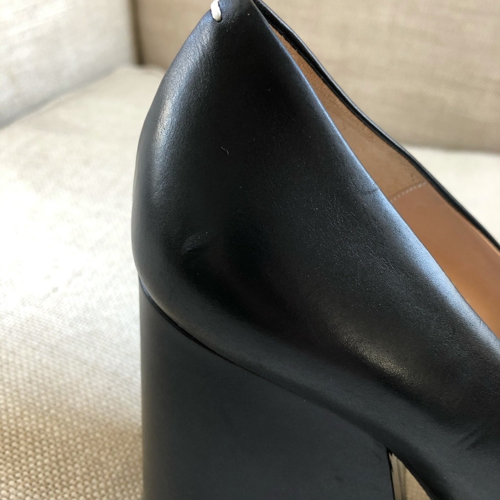 Maison Martin Margiela Heels Pumps Black Leather US 6 EU 36 - Picture 8 of 8
